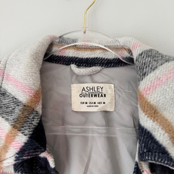 Ashley by 26 International Outerwear Flannel Shacket Sz M - Picture 4 of 9